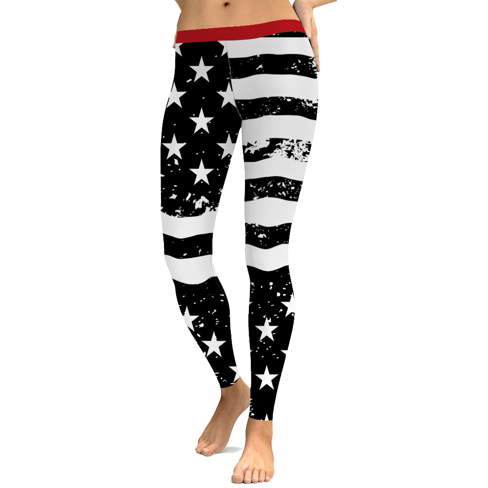 custom printed ankle length 7/8 leggings